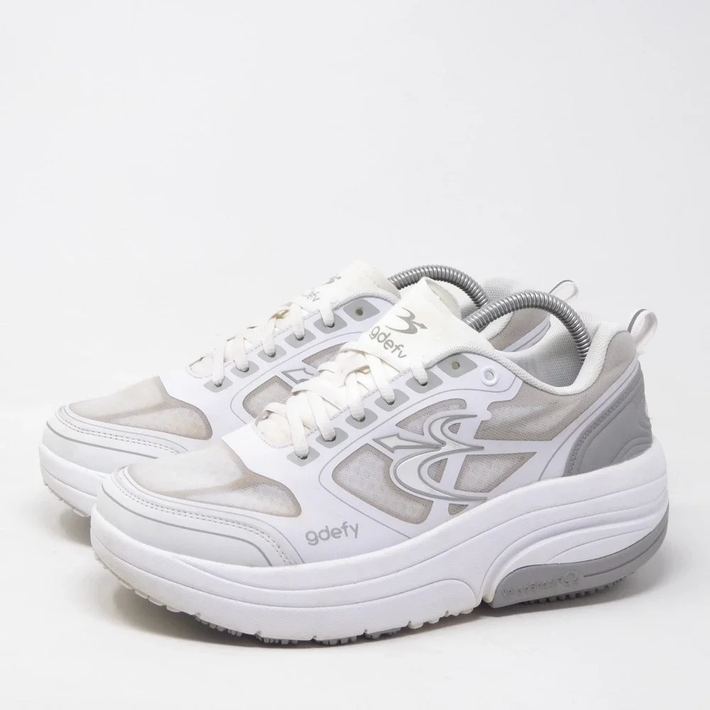 Gravity Defyer Mens Ion Athletic Sneakers White VersoShock TB9022FWS-M 10.5